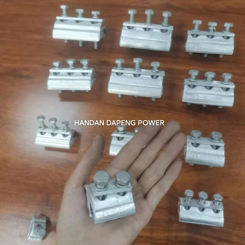 Pole Line Hardware Steel Bolt Type Parallel Groove PG Clamp Aluminum Parallel Groove Clamps