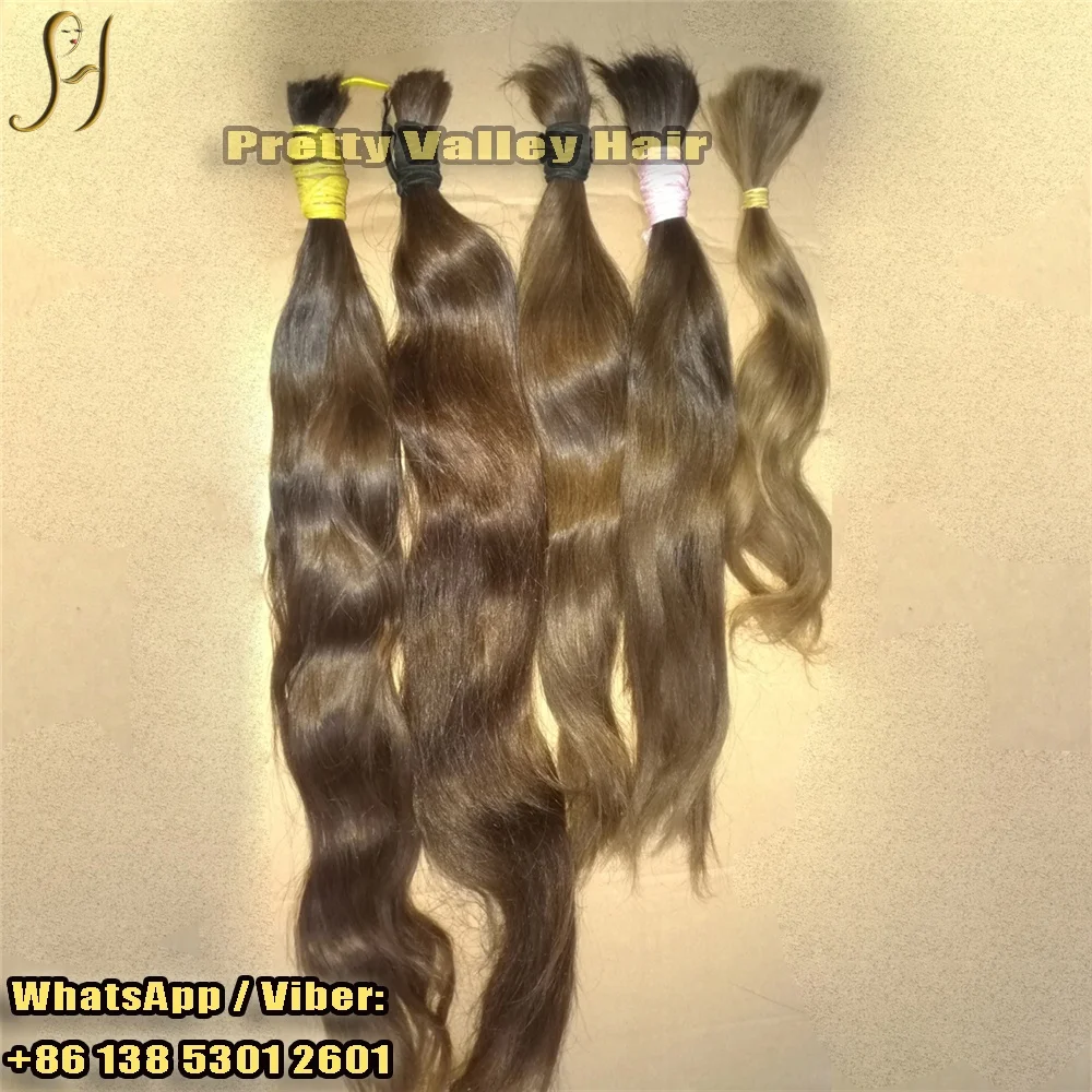100% double drawn balayage european russian blonde virgin human hair extensions/bulk