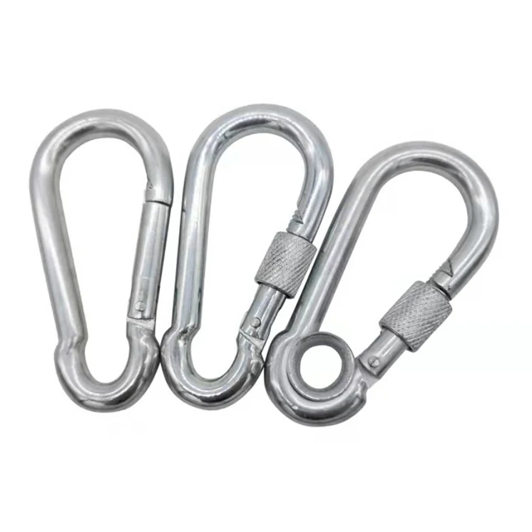 Rigging Hardware Hooks Stainless Steel Snap Hook Carbine Hook with Eyelet