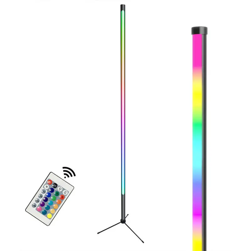 Новый продукт умная лампа для заката меняющая цвет RGB декоративные ночные светильники стоячий вертикальный светодиодный Угловой напольный светильник