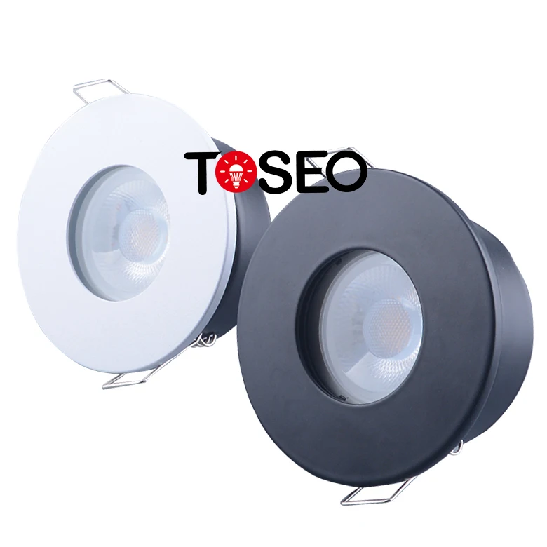 TOSEO Custom Pure aluminum Ceiling Light Recessed Waterproof  led spotlight 5 watts ip65 Downlight