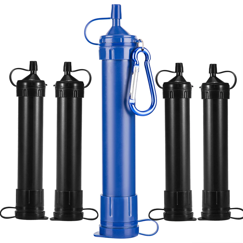 Camping Hiking Survival Water Filter Straw Personal Water Purifier Filtration Straw Emergency Outdoor Gear