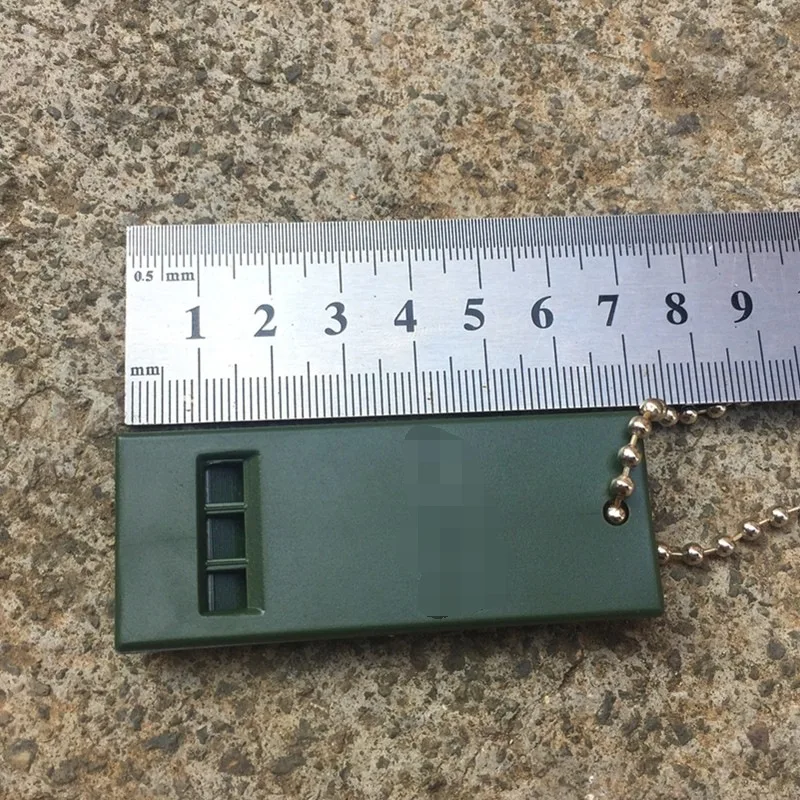 Lightweight Three-frequency Outdoor Survival Whistle Referee Camping Hiking Emergency Whistle