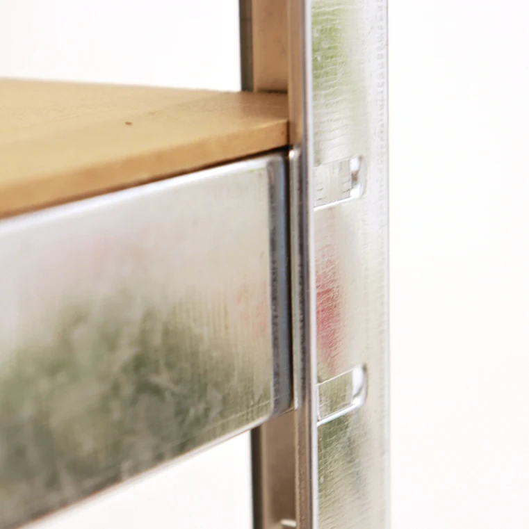 Стеллажи с порошковым покрытием для склада, комбинированные металлические полки без болтов, металлическая полка для гаража