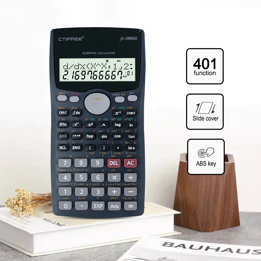 Student Science Calculator Examination Function Office School Supplies Battery fx 100 Scientific Calculator Promotion Stationery