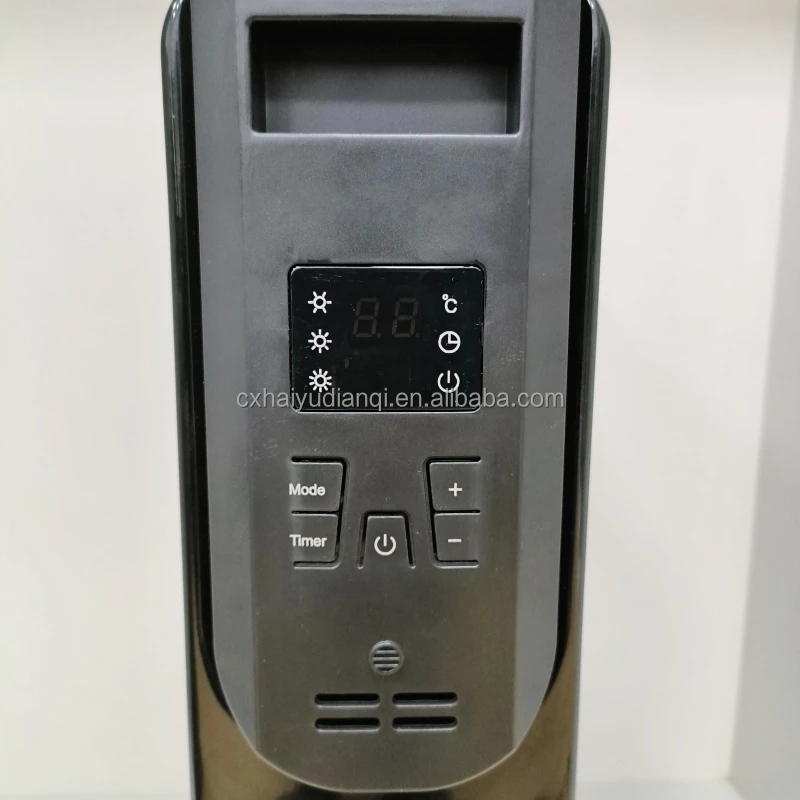 Cixi Haiyu oil-filled heater  oil radiator  HY-D6-RC with LCD display remote control
