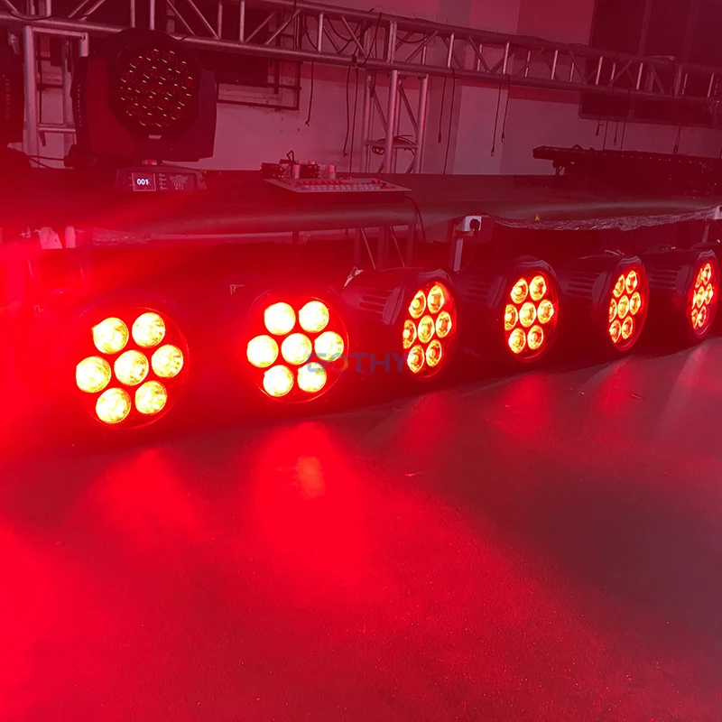 Waterproof LED Par mini 7x12W RGBW Light Outdoor IP65 effect 7pcs rgbw 4-in-1 par led light for stage