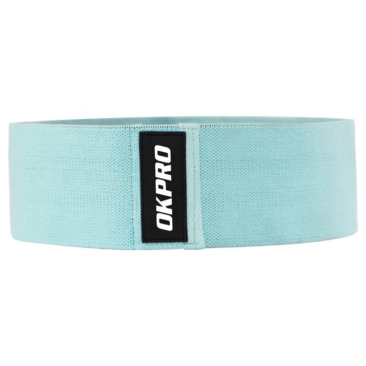 OKPRO Colourful Elastic Fitness Exercise Fabric Resistance Hip Circle Bands