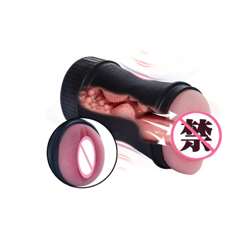Male Sex Toy Real Vagina Masturbation Pussy Mouth Blow job Masturbator Device Adult Endurance Exercise Oral Sex Products For Man
