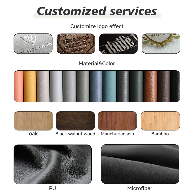 DIGU High Quality velvet earrings rings jewelry display tray PU Leather jewelry viewing tray for necklace