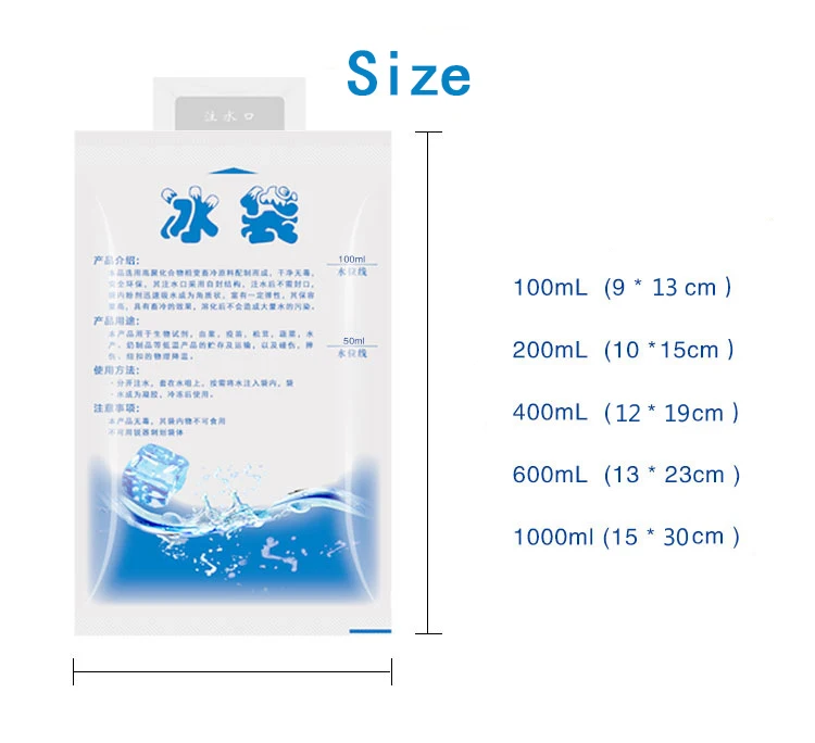 BAOLUN Dry Ice Packs Wholesale Ice Gel Pack Cooler Box Food Shanghai White Classic Reusable Insulated Lunch Box Thermal Required