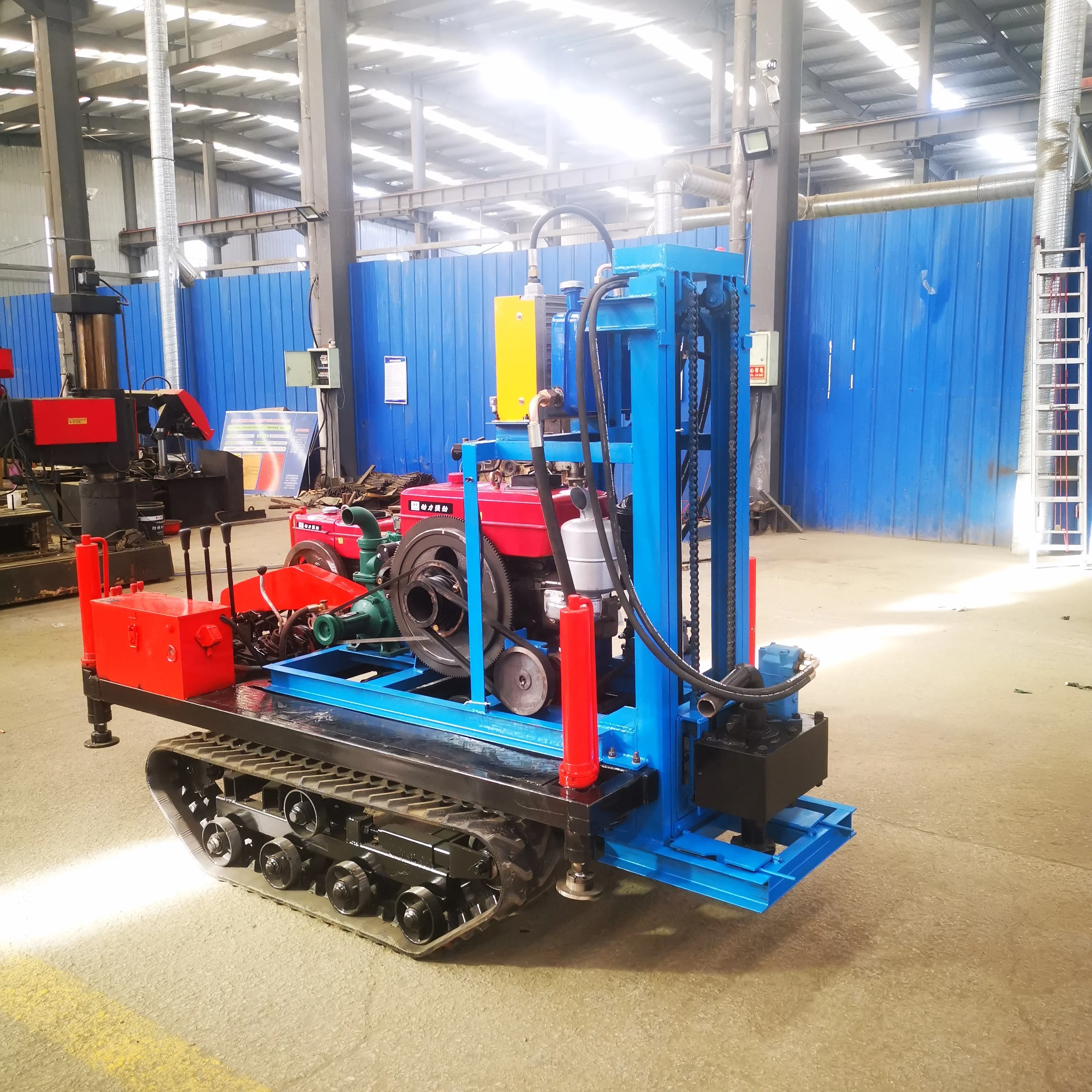 Hongrun drilling depth 100m mini atlas copco crawler chor drilling rig price for sale