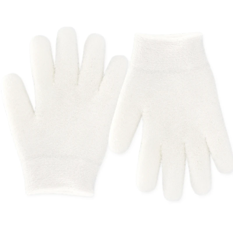 Feather yarn type plant essential oil gel skin care moisturizing gloves