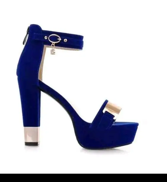 igh-heeled open-toe metal trim Heel Platform Sandals Women Wedding Shoes High Heels Gladiator Sandals Sudes Leather Sandals