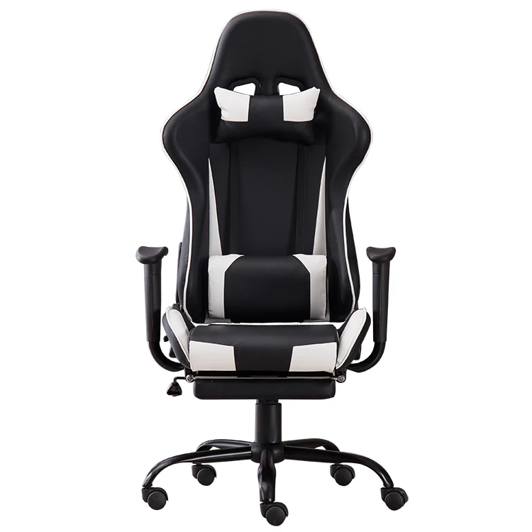 
Modern Racing Computer Workstation White Wcg Gamer Rgb Foot Rest Cheapest Pc Reclining Playstation Gaming Chair 