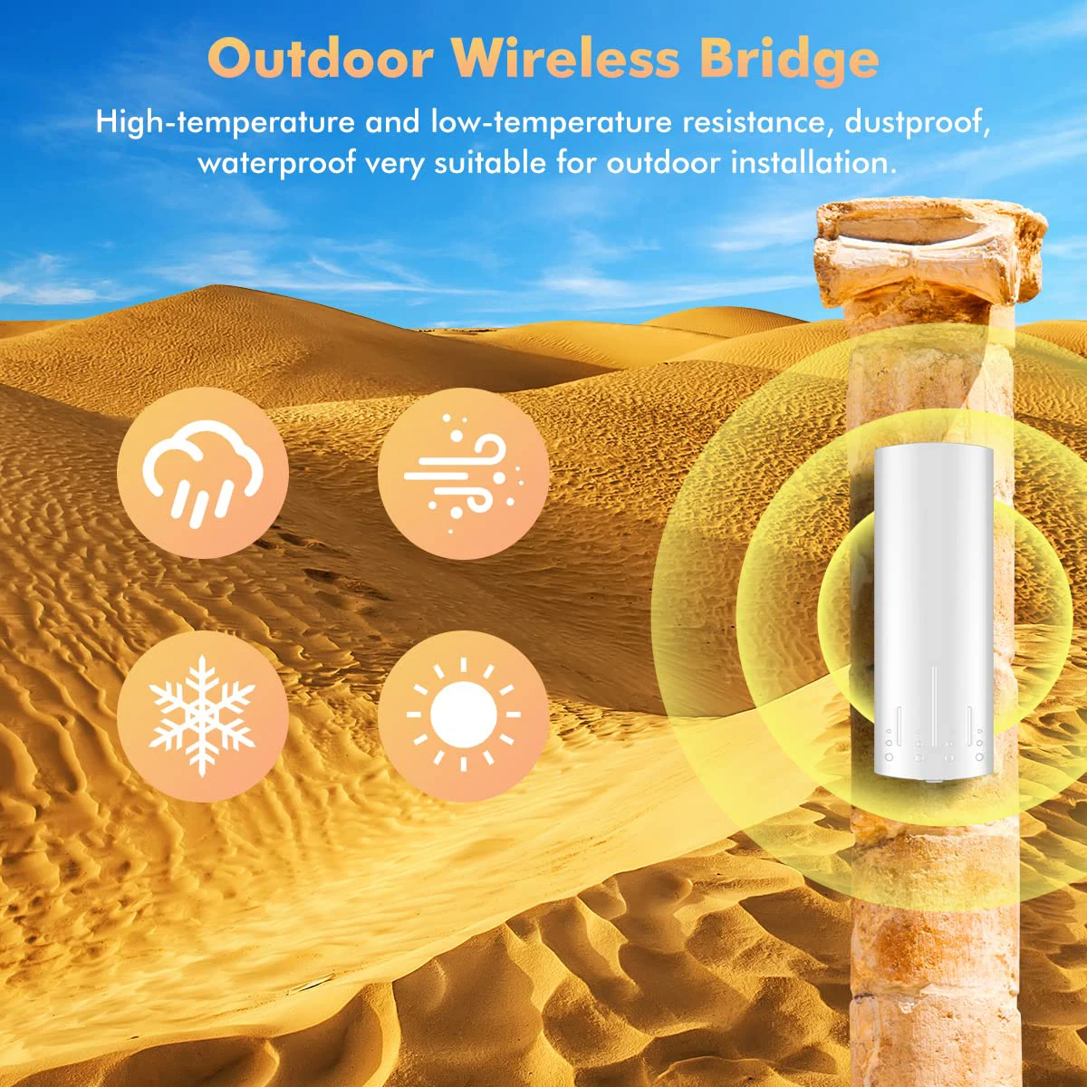 5.8G 3KM wireless transmitter Digital display code dialing outdoor long range wifi antenna ptp point to point wireless bridge