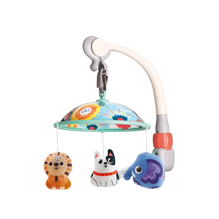 Портативный дизайн мультяшный вращающийся подвесной игрушечный детский Колокольчик для кровати с музыкой