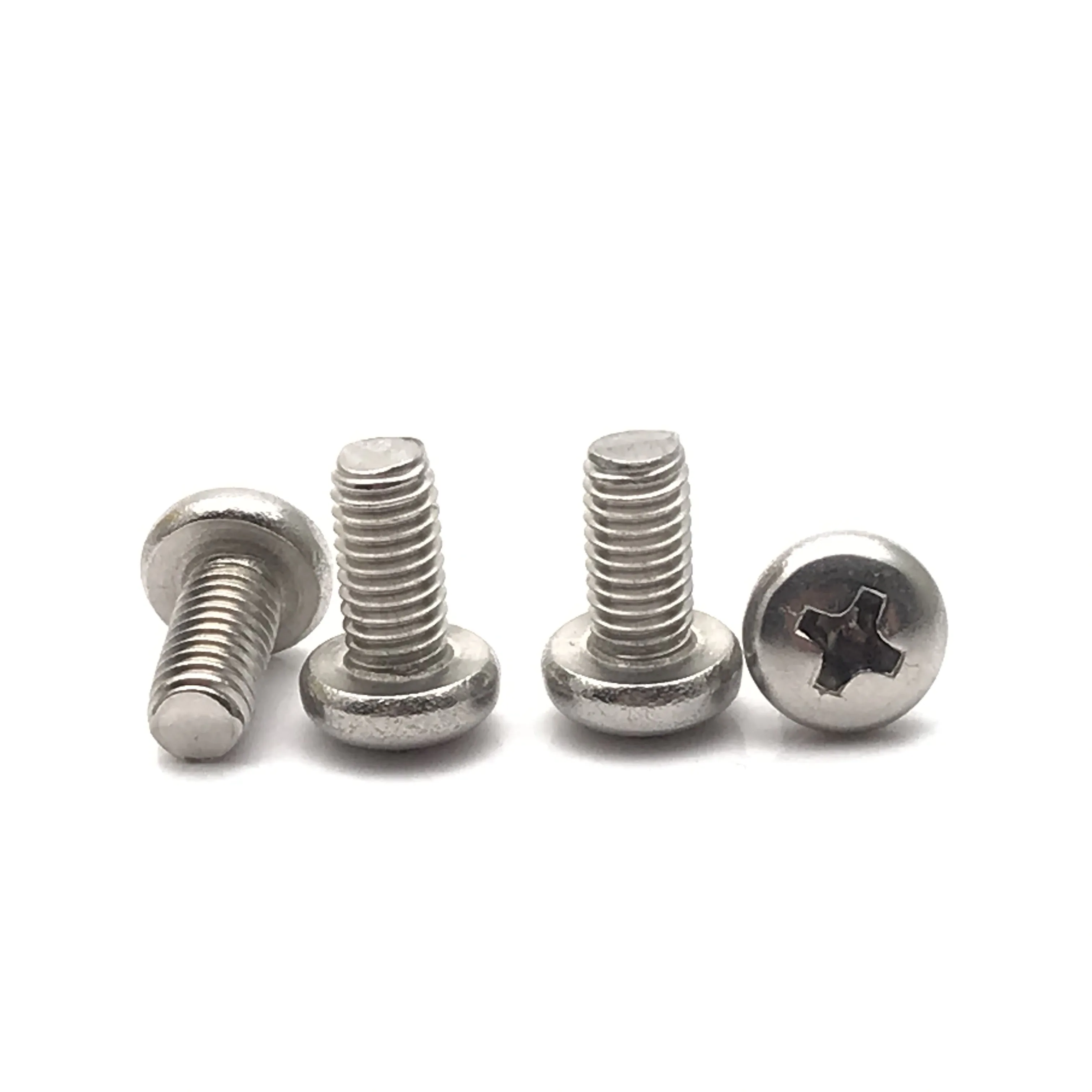 DIN ISO JIS GB ANSI Standards SUS304 Cross Recessed Pan Head Screw