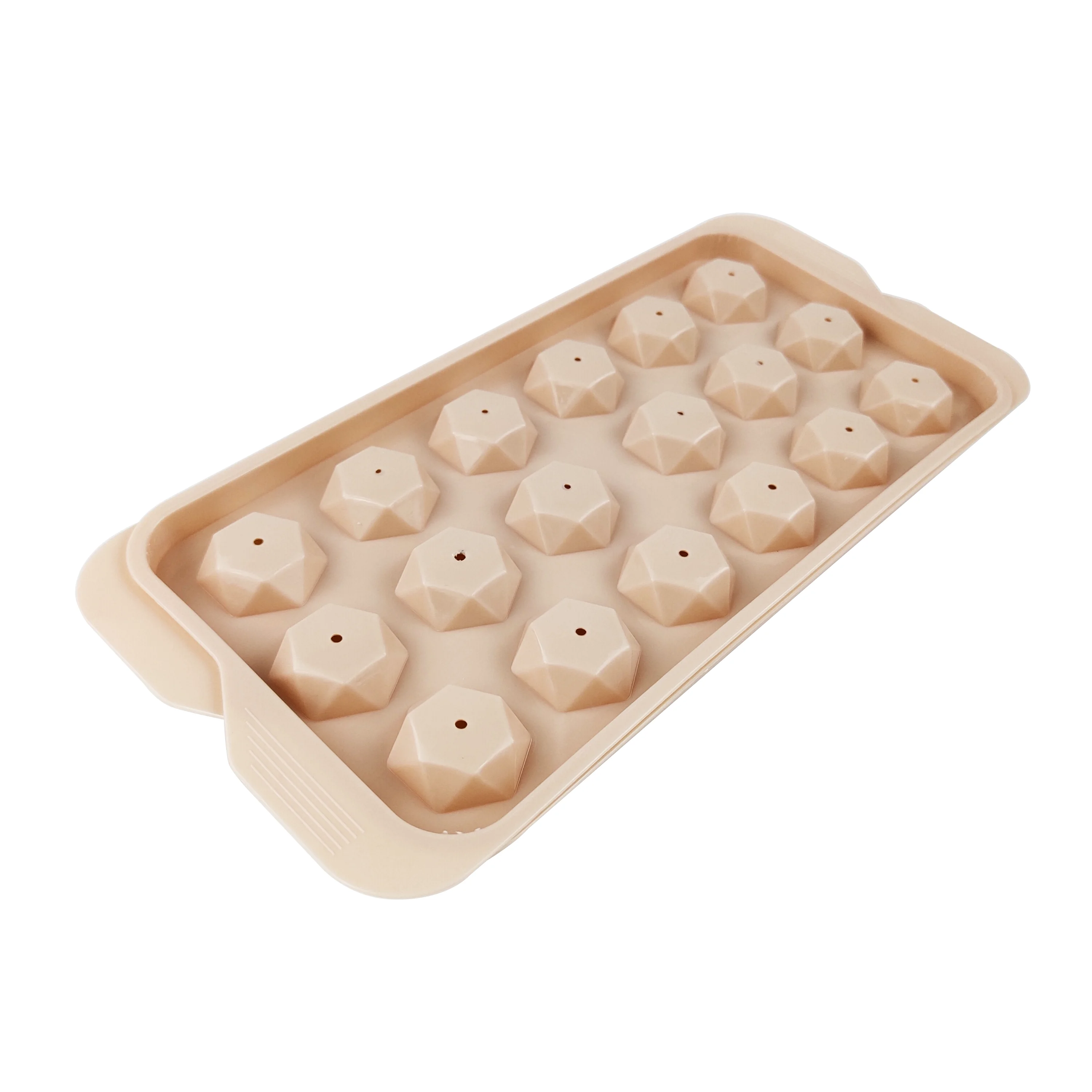 Hot selling food grade silicone ice tray Whiskey ice making round big ice cubes 18 grid mold