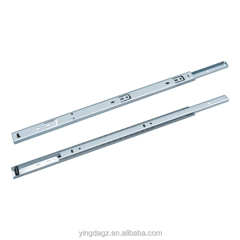 Furniture Cheap drawer slides  27mm Two Section Ball Bearing Table Slide