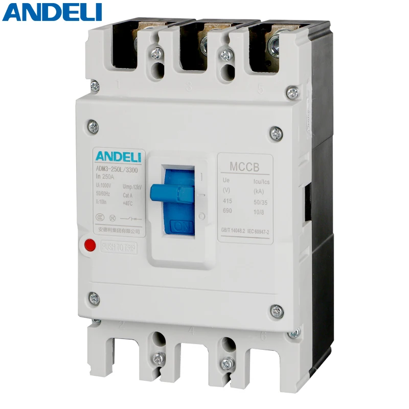  Andeli ADM3 250L/3300 MCCB автоматический