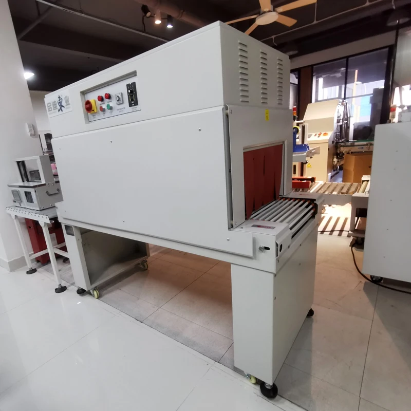QD-5030 Automated Shrink Packing Wrap Machine Atumatic Shrink Machiene Shirnk Wrapping Tunnel Machine