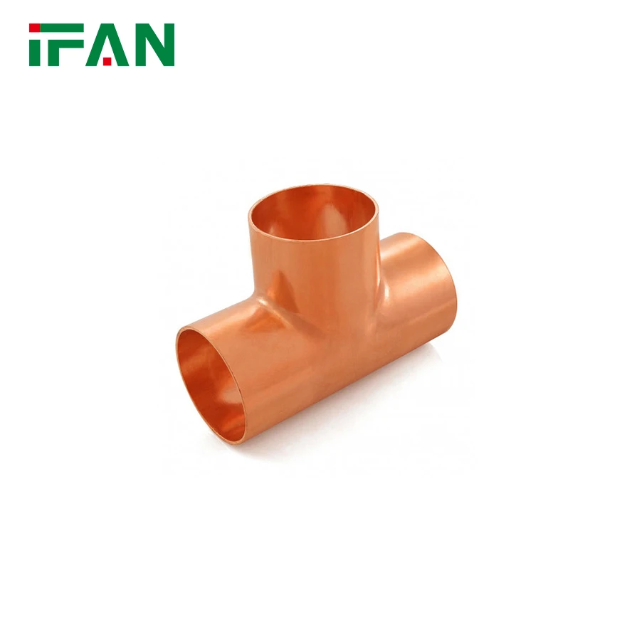 IFAN Factory Supply Coupling Adapter Copper Pipe Fittings Plumbing Copper Propress Fittings Water Tube Copper Press Fitting
