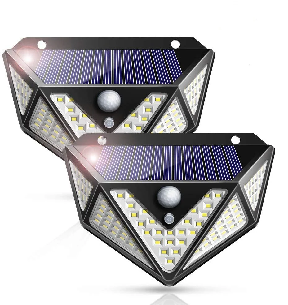 
109 LED Motion Sensor SOLAR Wall Light Lights Garden Outdoor 
