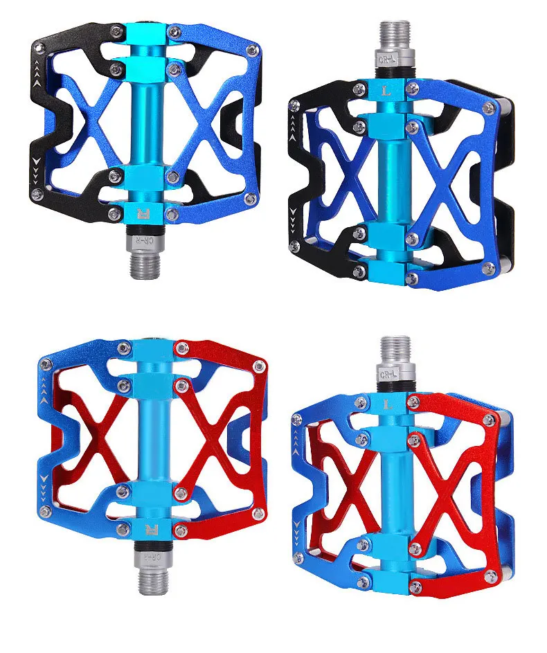 2024 new NT Ultralight 3 Bearing Mountain Bike Pedals BMX Bicicleta Accessories-Durable Steel Grips Nylon Plastic Originating