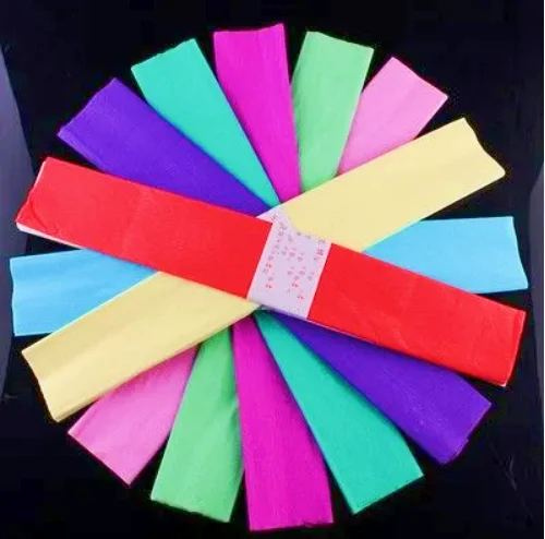 High Quality Control Colored Sterilization Kraft Exam Handwork Originality Table Crepe Paper Roll