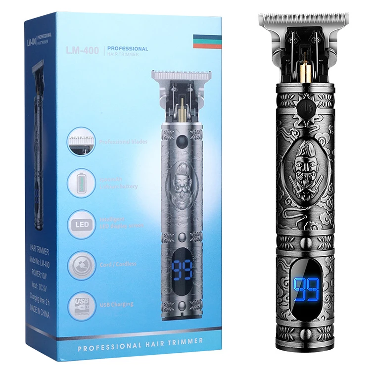 Amazon Hot Sell Resuxi LM-300 Professional Hair Trimmer Electric Low Noise Cordless Rechargeable Bulk Grooming Kit Hair Clipper