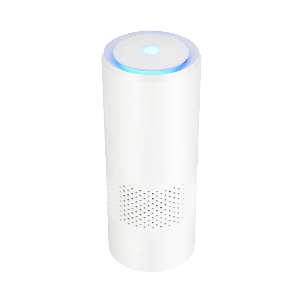 2024 New Manufacturing Portable Air Fresher car smoke remover Desktop Use Dual USB Port Easy to Carry Car Air Purifier