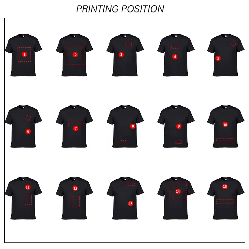  Wholesale European size 100% cotton Customized unisex t shirts printing blank t-shirt custom your own brand tshirt with