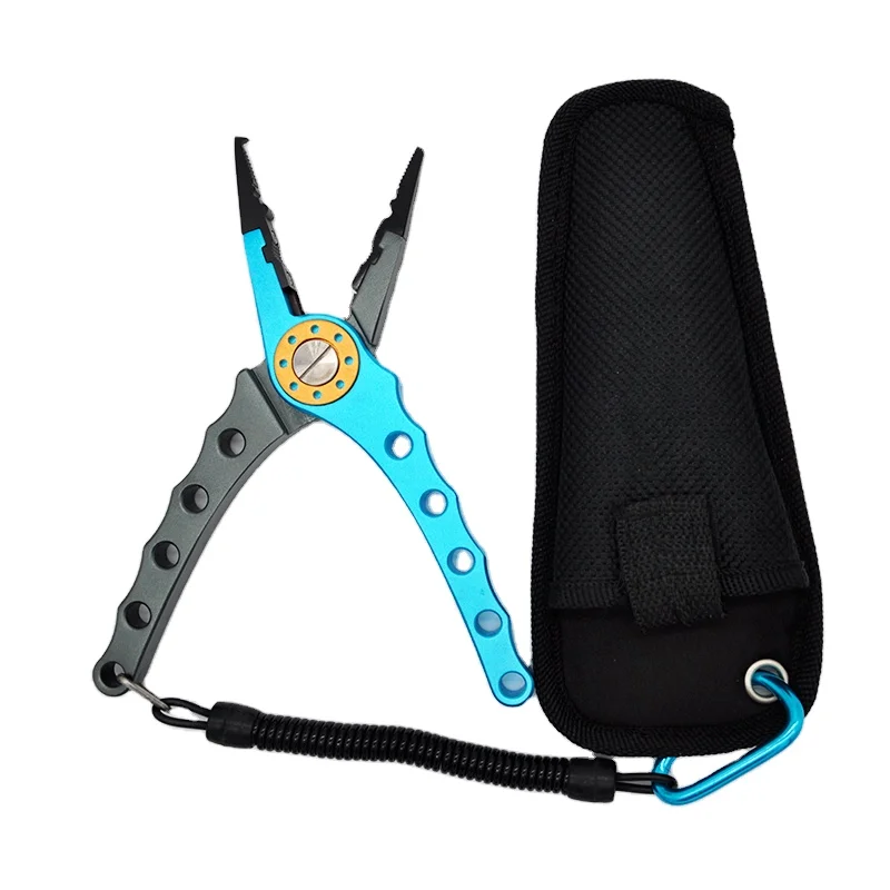 
Hot sell WAVE Lure Pincers Fishing Pincers Portable Large Size Stainless Steel Fishing Force 