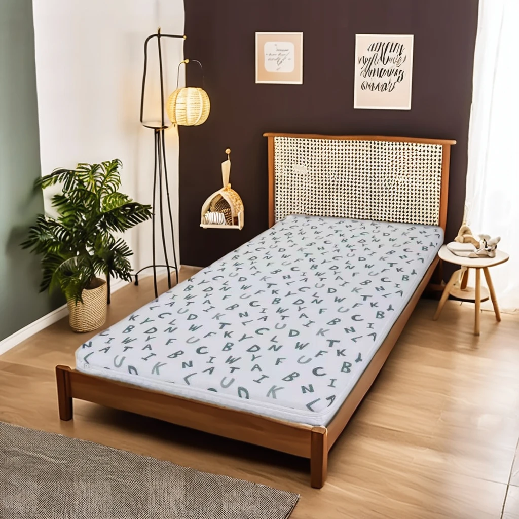 Skylee 4D POE Modern Design 3-Folding Air Fiber Mattress Topper Hypo-Allergenic Breathable Cover for Hotels Bedrooms Schools