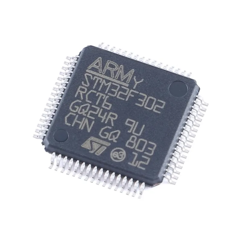 STM32F302RCT6 рычаг Cortex-M4 STM32F3 микроконтроллер IC 32-разрядная одноядерная 72 мГц 256 Кб (256K x 8) вспышка 64-LQFP (10x10)