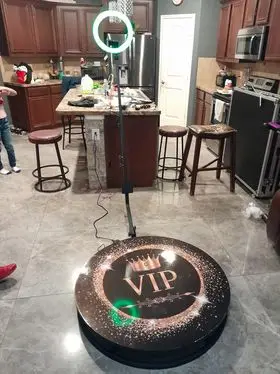 1-7 people Portable Party props automatic selfie Video Phot Both kiosk machine photobooth 360 Photo Booth