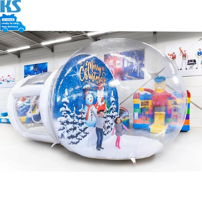 Outdoor Kids Party New Year Christmas Inflatable Balloon Bubble House Transparent Clear Igloo Dome Tent Inflatable bubble Tent