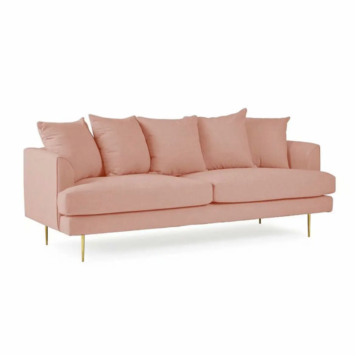 Custom furniture European and American fashionable sitting room 3 person sofa can disassemble wash