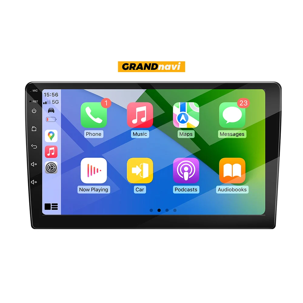 GRANDnavi 10 дюймов система Android 11 2 Din GPS-навигация беспроводная Auto DSP-IPS Carplay Wi-Fi FM-радио автомобильное радио аудио