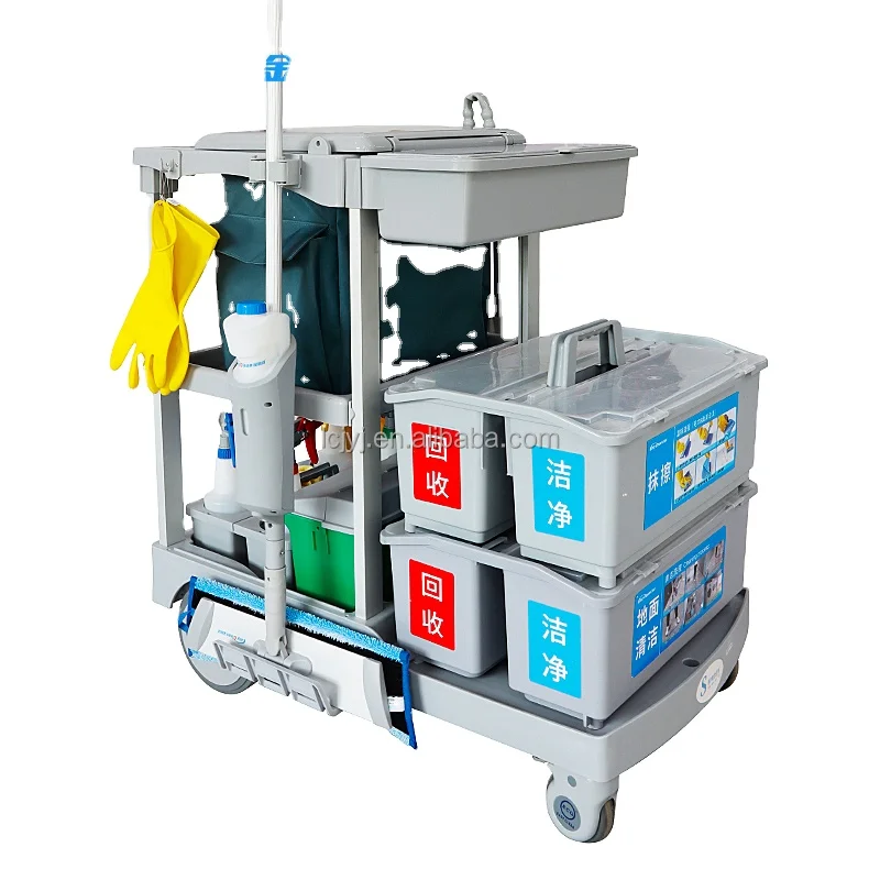 Высококачественная тележка на колесиках для уборки дома и улицы