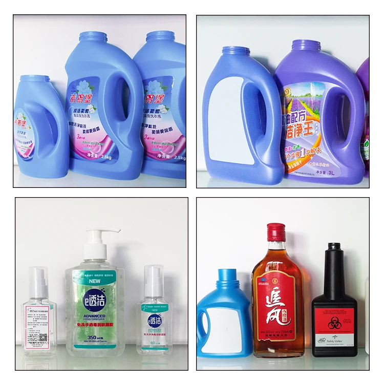 Hot Selling Square Wine Bottle Flat Laundry Liquid Bottle Semi-automatic Double-sided Labeling Machine