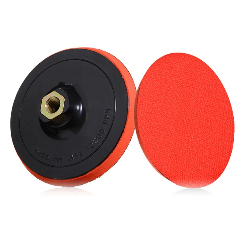 Hex Shank Rubber Plastic Backing Pad EVA Foam Polishing Pad Back Holder for Buffing Pads