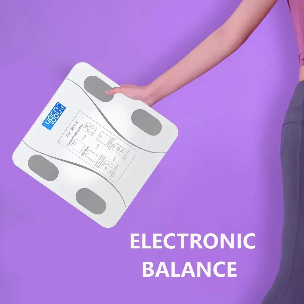 Digital APP Smart Body Fat Electronic Scale 180KG Scales Weigh Bathroom Electronic Scale