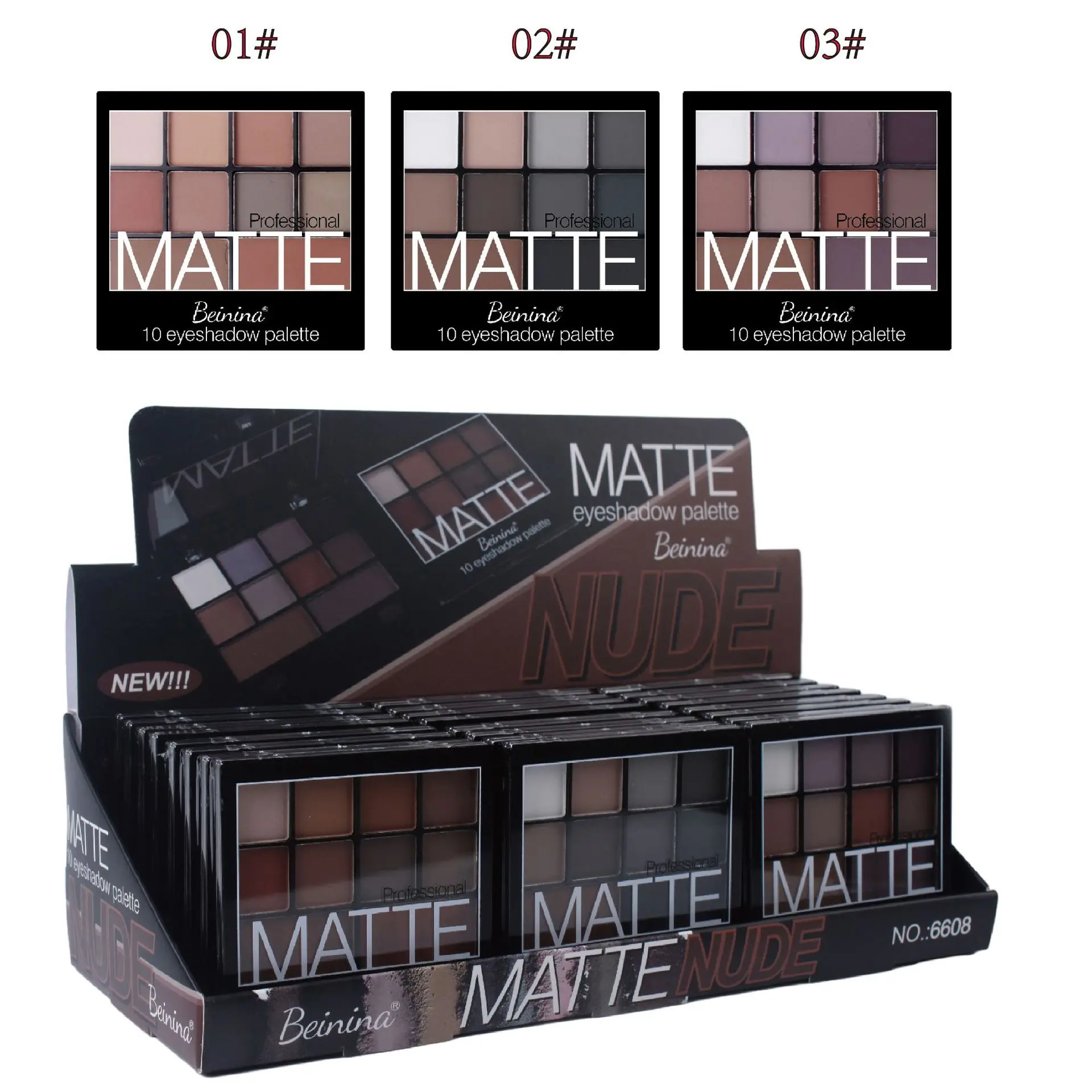 10 Color Full Matte Makeup Eyeshadow Waterproof Mineral Powder Pumpkin Smoke Nude Make up Palette Cosmetics Eyeshadow Eye Shadow