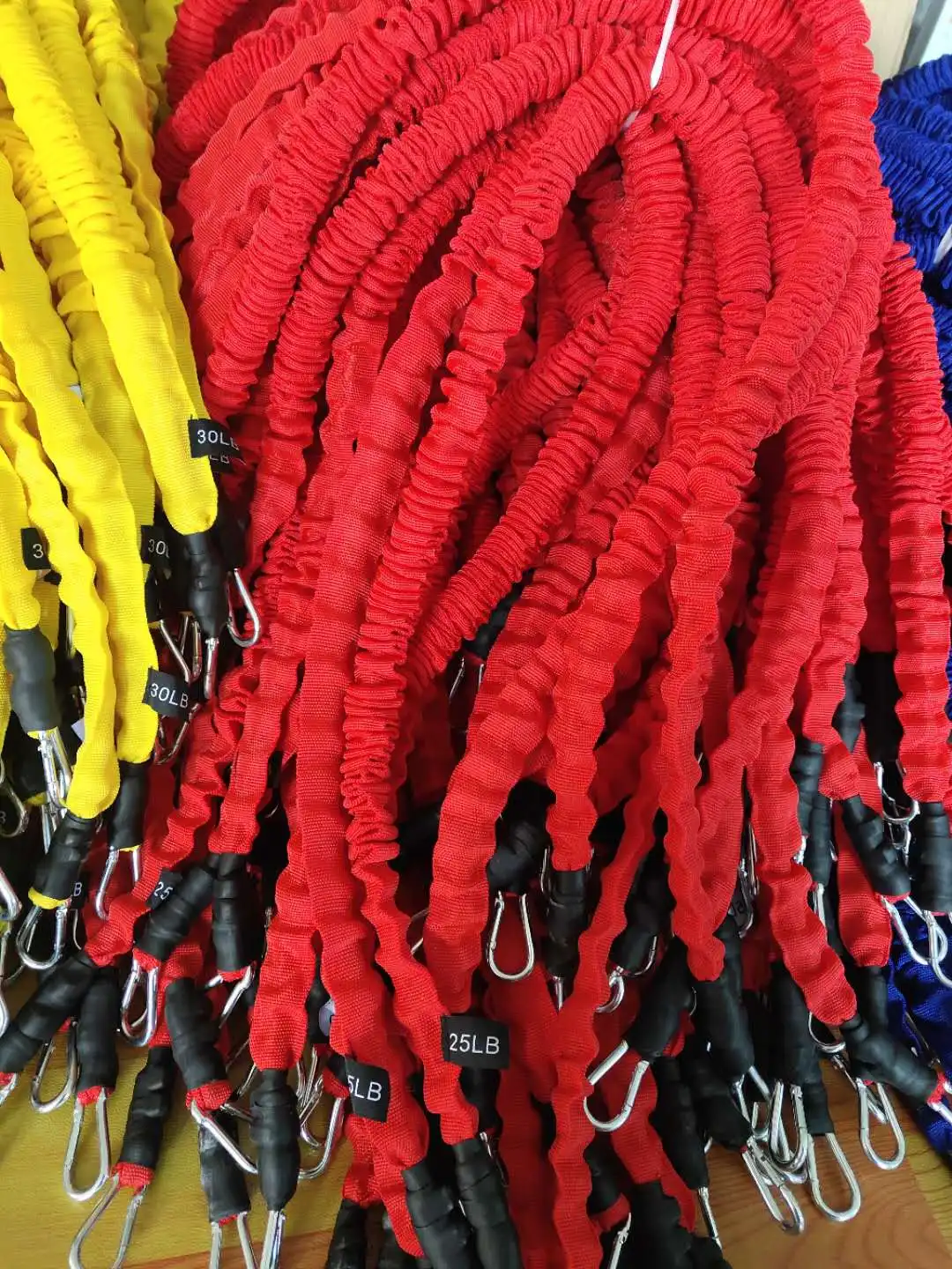 hot sell resistance band set 11pcs Exercise Bands Stretch With Extra Nylon Sleeve Double Durability and Protection