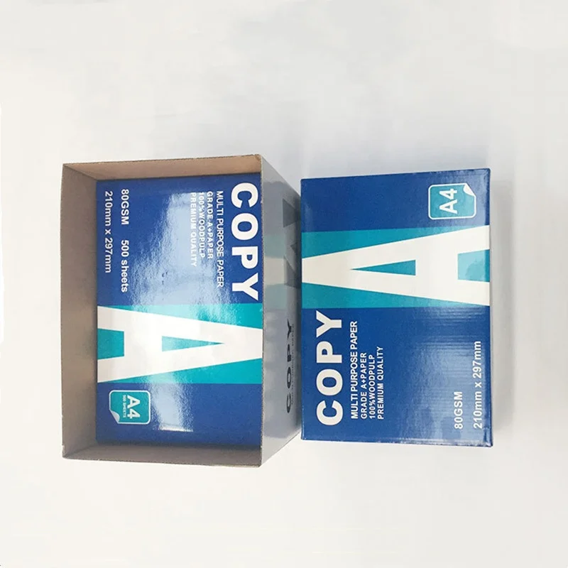 100% Wood Pulp Double A4 Copy Paper 80gsm 75gsm 70gsm  from China