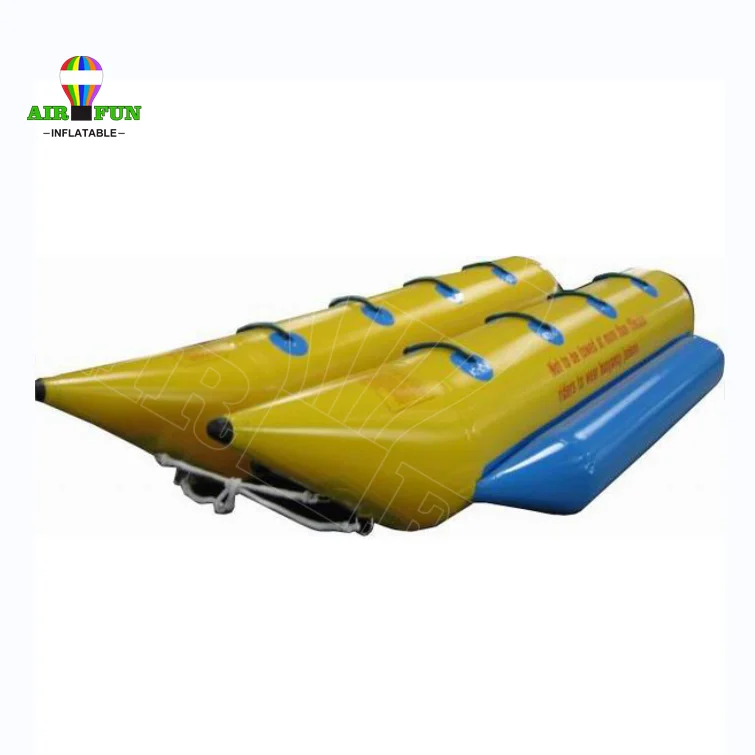 Надувная лодка Airfun надувная буксируемая трубка оборудование для игры в воду 8 мест морской летающей рыбы с электрическим насосом