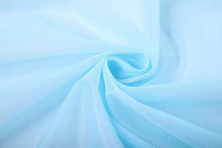 Featured Supplier New Arrival Nice Price Solid Pure Color Lightweight Tulle Mesh Wedding Dress Fabric