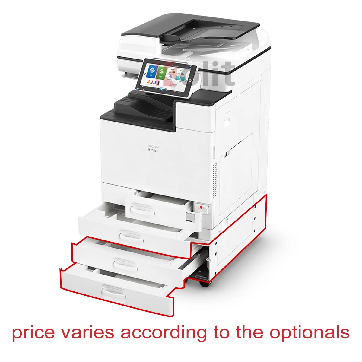 Brand New Factory Wholesale Bulk Stock Office Printer Color Copier FOR Ricoh MC2501 Multifunction  A3 Copier All in one